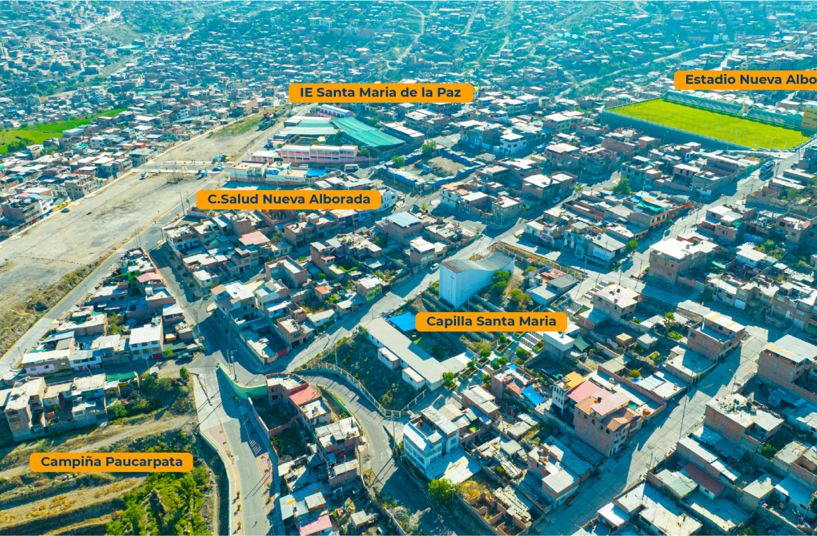 Terreno en Venta de 200 m² en Urb. Nueva Alborada – Paucarpata, Arequipa