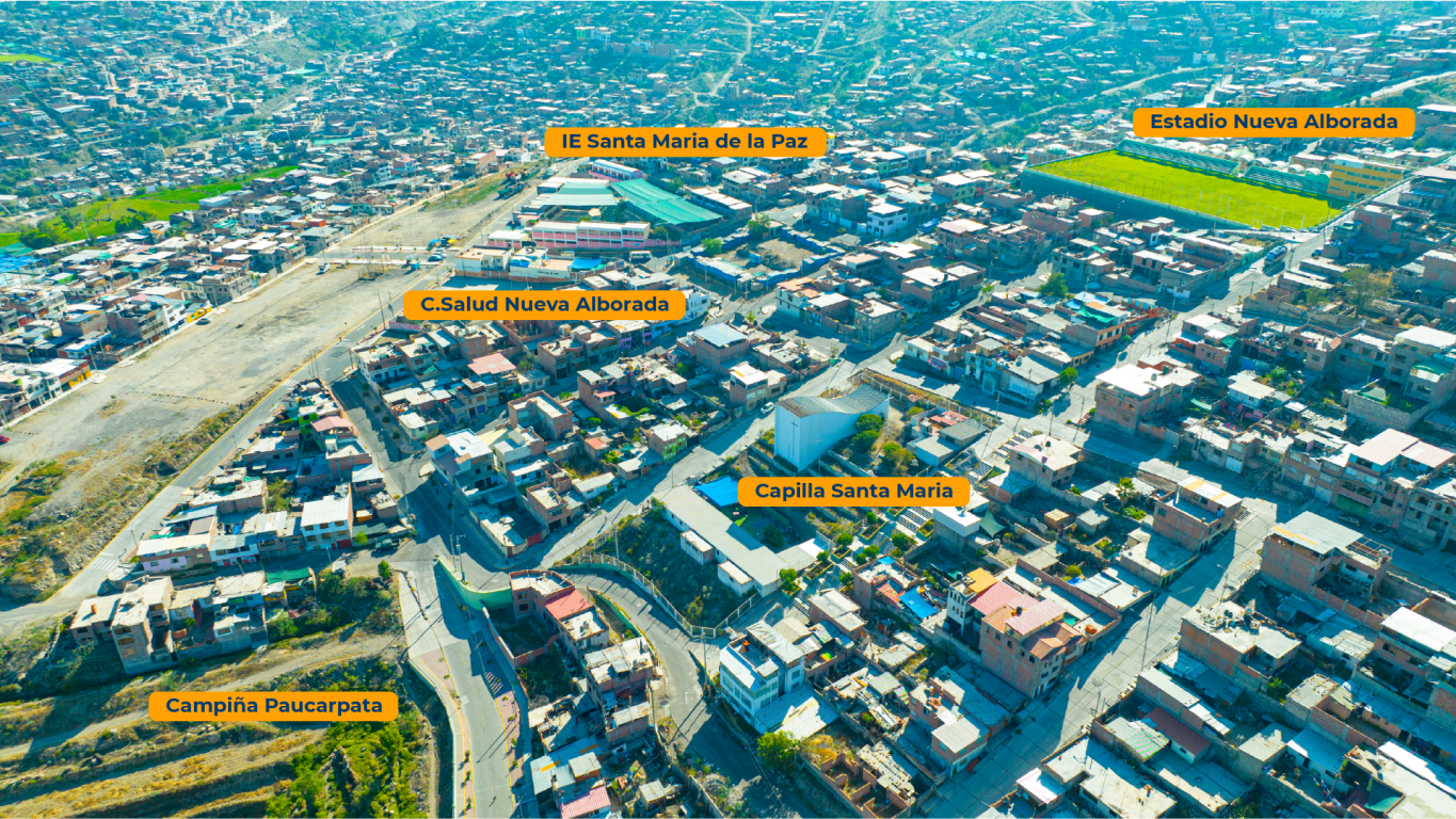 Terreno urbano Urb. nueva alborada Paucarpata – Arequipa – Wasis Inmobiliaria (1) Terreno en Venta de 200 m² en Urb. Nueva Alborada – Paucarpata, Arequipa